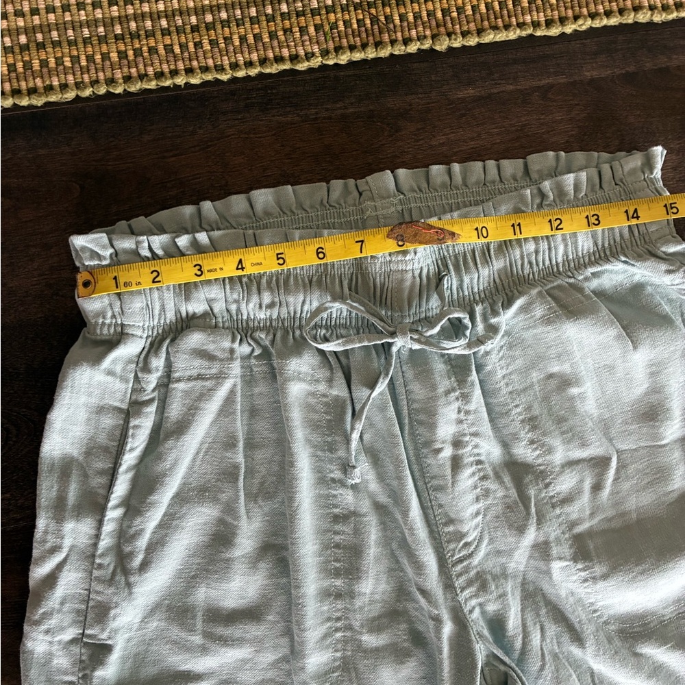 American Eagle Outfitters Wide Leg cotton/ Linen blend Pants - Picture 4 of 11